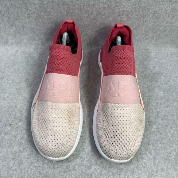 APL Womens Techloom Bliss Shoes Size 9 Pink Slip On Gym Running Sneakers 0320XC - Picture 3 of 9